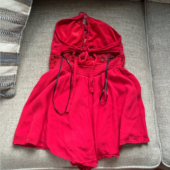 Red romper - Picture 3 of 4